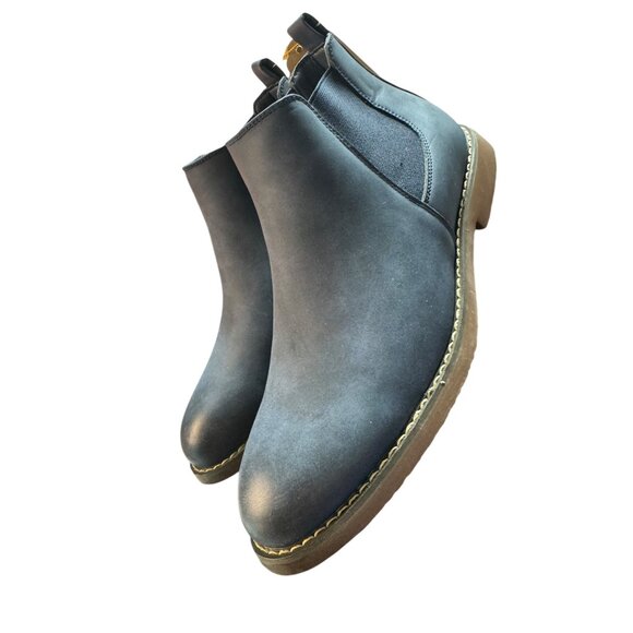 Other - Men's Chelsea Slip On Ankle Boots Size 10 Leather Upper